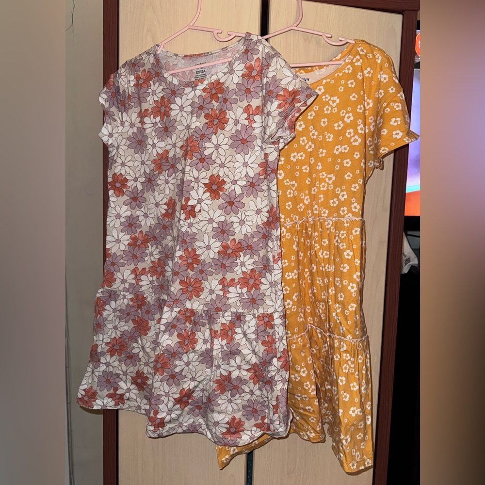 Carter’s Old Navy Girls Floral Dress Bundle Size L 10/12